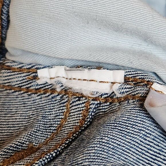 Madewell 10" High Rise Skinny Jeans Womens 27 Raw Hem Button Fly Ankle Denim - Picture 10 of 10